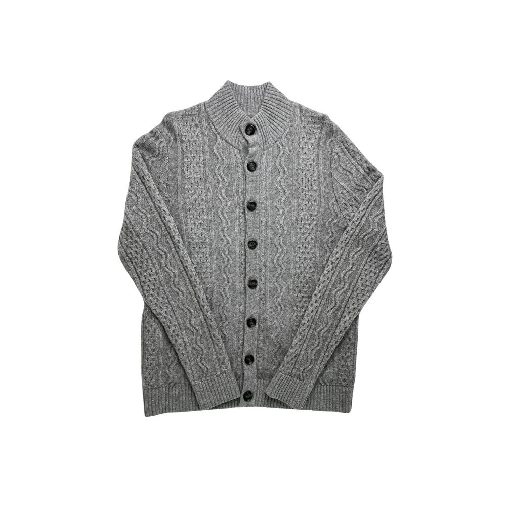 5-30 QI CASHMERE NWT Men's Sweater Gray Size M